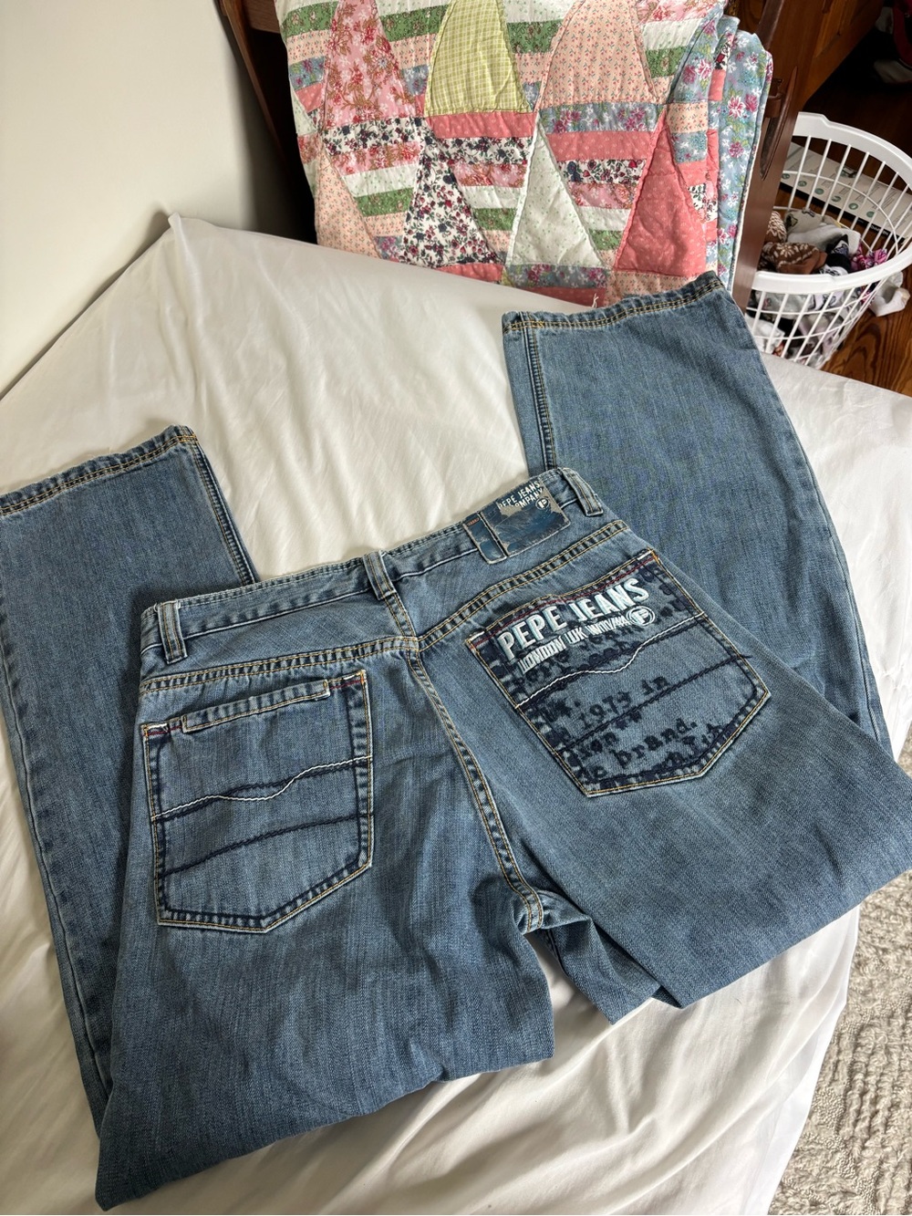 Pepe Jeans Men's Blue Denim Jeans